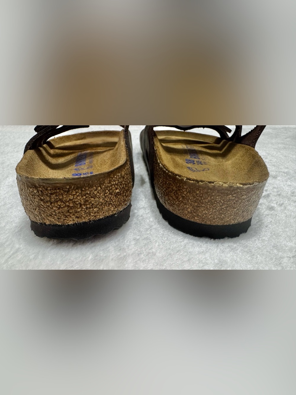 Birkenstock Florida Soft Footbed Sandals Habana Oiled Leather 38 - Picture 11 of 13